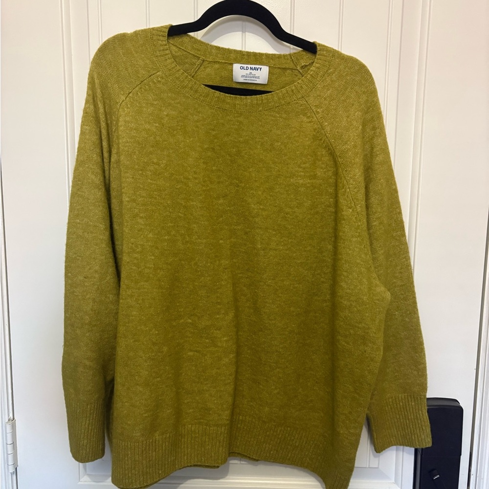 Old Navy Chartreuse Green Knit Top